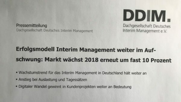 Interim Management im Aufschwung in der Lebensmittelindustrie - RAU INTERIM Manager